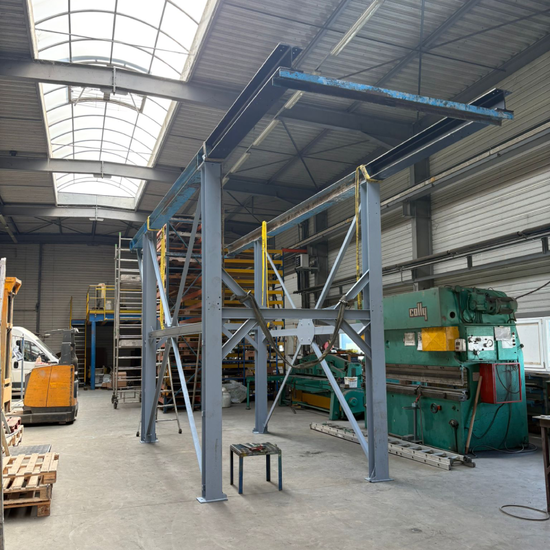 structure métallique industrielle